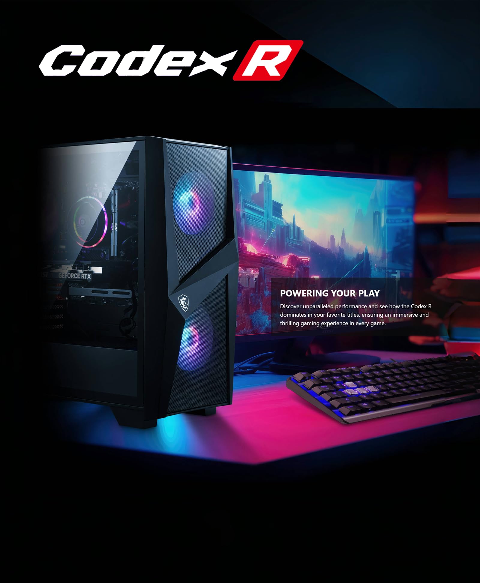 Amazon.com: MSI Codex R2 Gaming Desktop PC -Intel Core i7